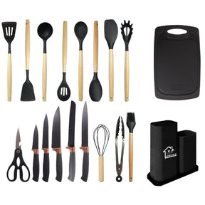 MasterChef – Seu Kit Com 19 peças Profissional + Brinde 4 Apoios de colher em silicone!
