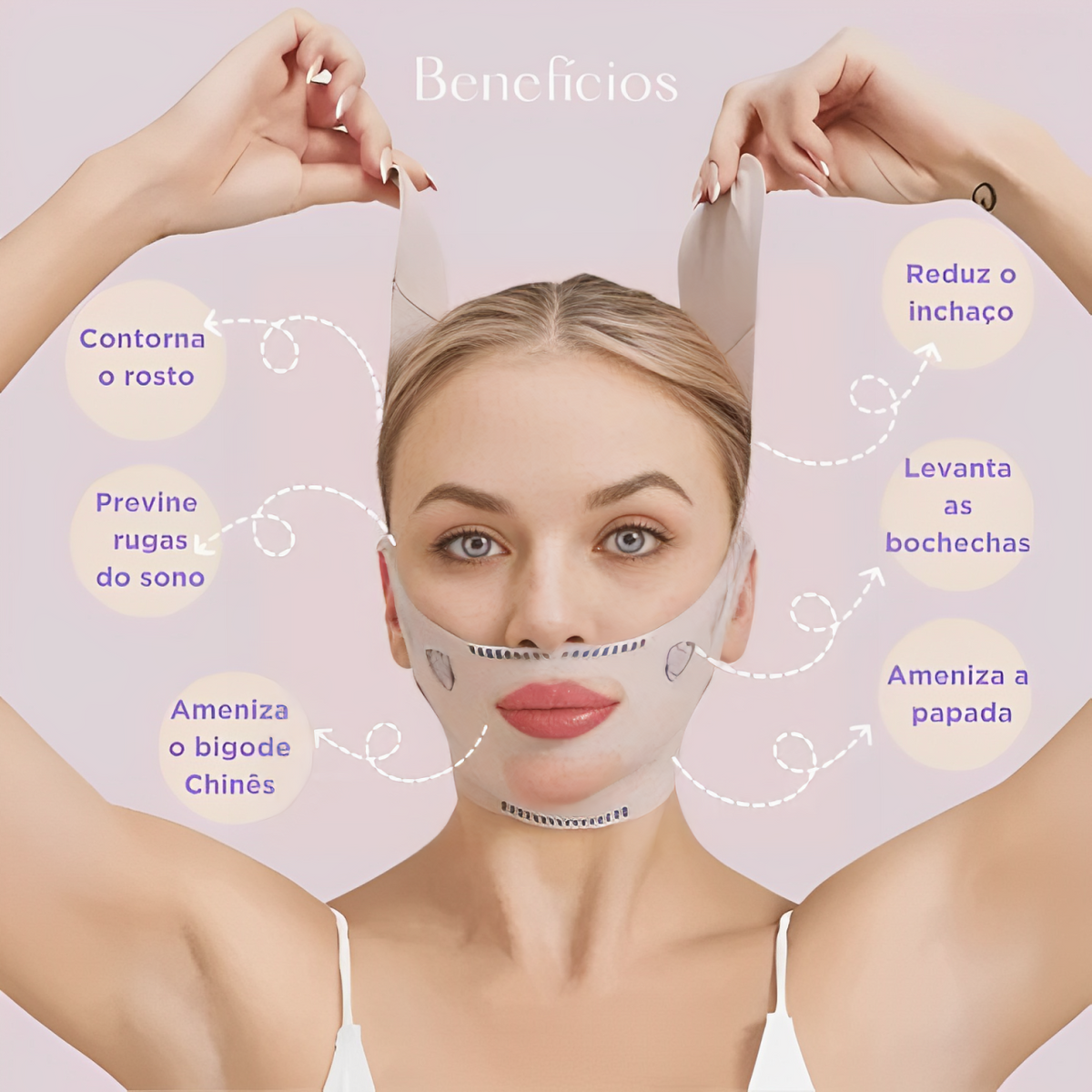 V-Revitalize Sculpt™ – Máscara de Contorno Facial | Compre 1 Leve 2
