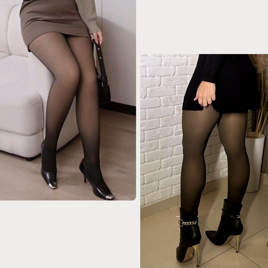 Meia-Calça de Lã Translúcida - COMPRE 1 LEVE 3