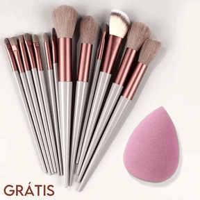 MakeClean™ Limpador de Pincel de Maquiagem 3 em 1 [Brinde Kit Completo de Pinceis]